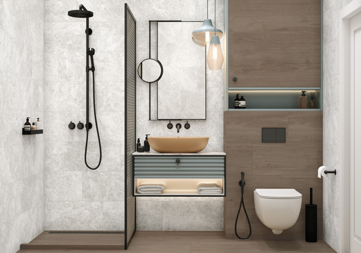 Delacora Walnut Dark Керамогранит 600 x 1200 x 9.5 D120248M