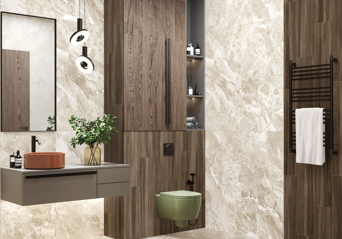 Delacora Greiny Crema Керамогранит 600 x 1200 x 9.5 60120GRY11M