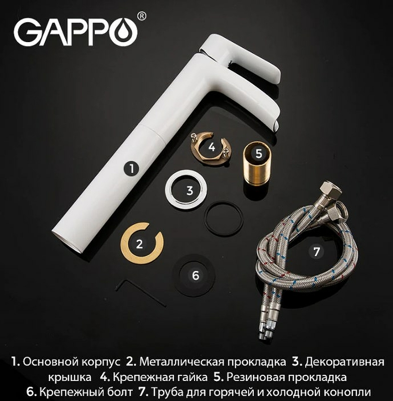 Смеситель для раковины Gappo G1048-31