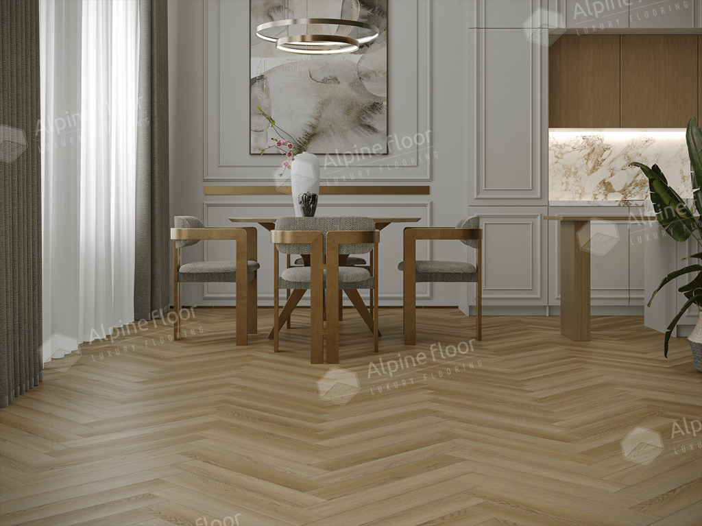 Alpine Floor Parqet LVT Кварцвиниловая плитка Дуб Поллукс ECO 16-28 590 х 118 х 2.5 mm
