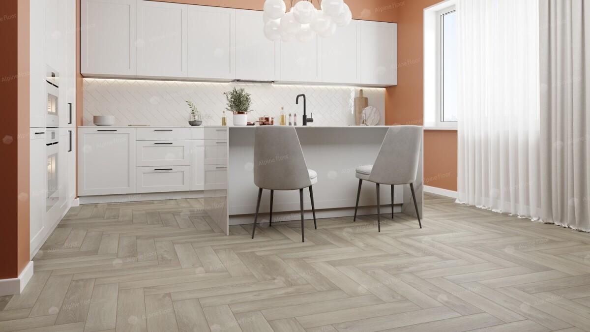 Alpine Floor Parquet Light SPC ламинат Дуб Фантазия ECO 13-1AB-R 600 х 125 х 4мм
