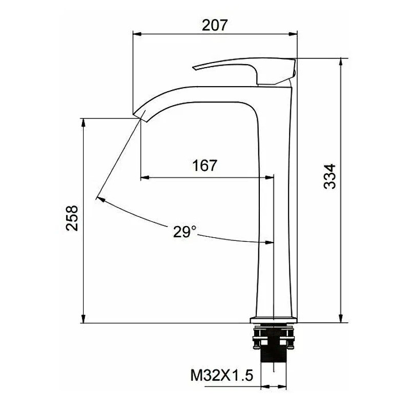 Смеситель для раковины Gappo G07 G1007-81