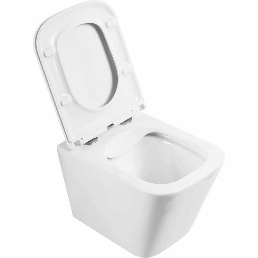 Унитаз подвесной безободковый BelBagno ARDENTE-R BB520CHR/SC