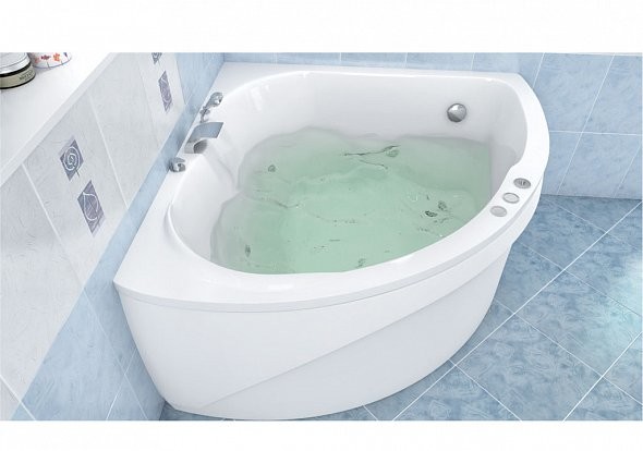 Aquanet Fregate 120*120 ванна акриловая угловая с каркасом 00205488