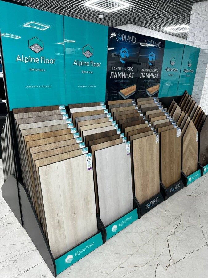 Ламинат Alpine Floor Herringbone 12, LF105-10A Дуб Венето 600 х 100 х 12 mm