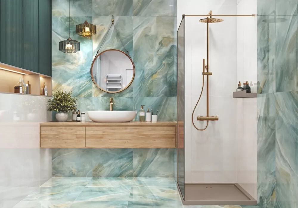 Керамогранит 6060ILN55HG LCM Illusion Flow Суперполированный 600 x 600 x 8 мм.