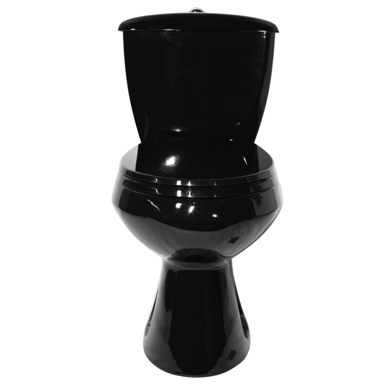 Оскольская керамика унитаз-компакт Элисса Стандарт с сиденьем черный 43374130202