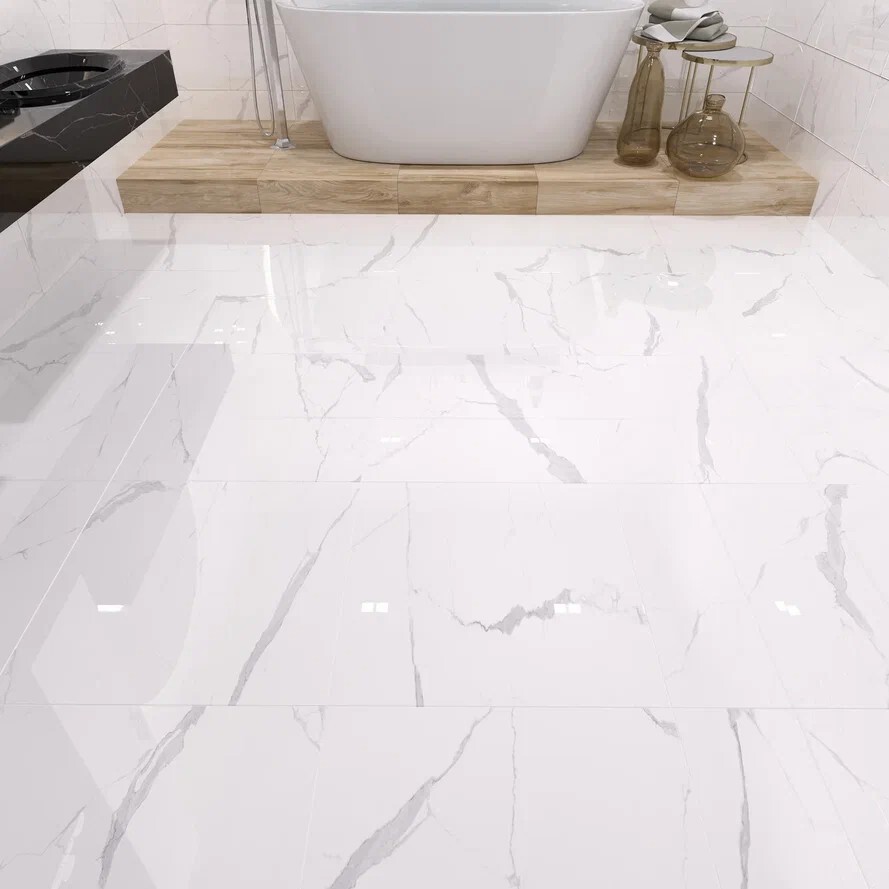 Керамогранит 10 GCR G ST 0005 Eurotile Statuario Fond 60x60