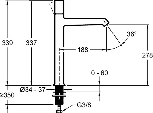 Jacob Delafon Rivoli E24168-CP смеситель для раковины