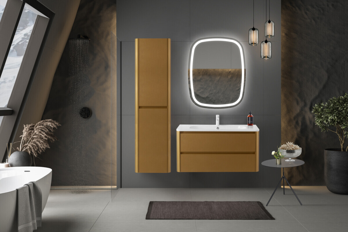 База под раковину подвесная с двумя выкатными ящиками 796x478x500 CEZARES RELAX-800-2C-SO-BORO-P