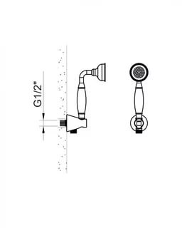 Imprese Podzima Zrala ZMK02170810 набор душевой бронза