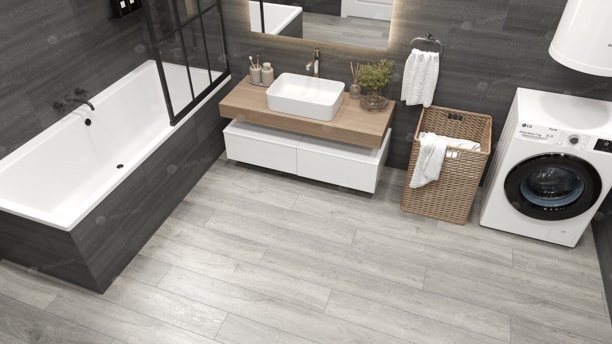 Alpine Floor Premium XL ABA SPC ламинат Дуб платина ECO 7-14 ABA New 1524 х 180 x 8 mm