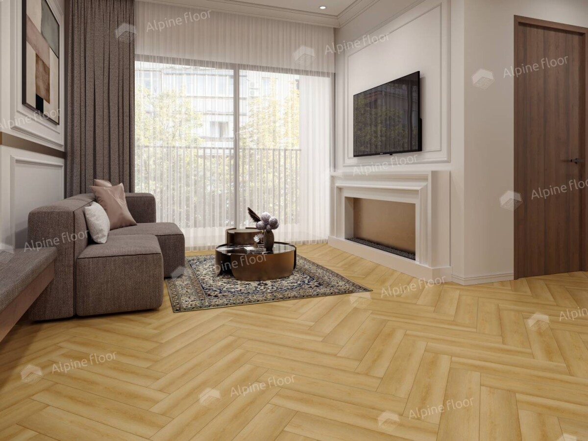 Alpine Floor Parquet Light SPC ламинат Дуб Поллукс ECO 13-28AB-R 600 х 125 х 4мм