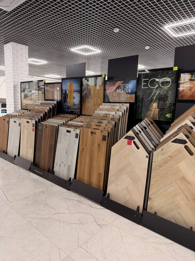 Кварцвинил CronaFloor Herringbone 2.0 4V Дуб Ламеция H022 640х128х4.5