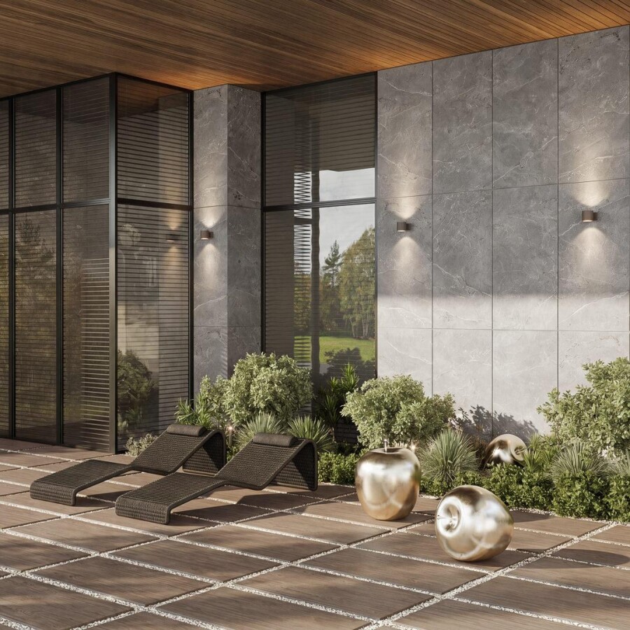 Керамический гранит Kerama Marazzi Прованс Люберон бежевый матовый обрезной 40x238,5x0,9 KM4024G0001R