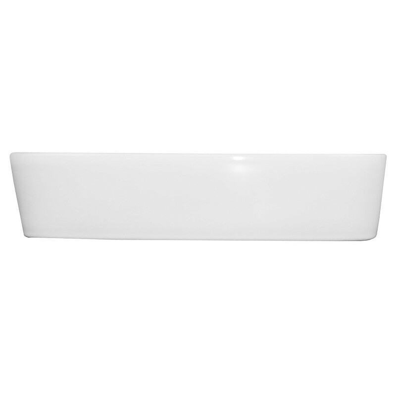 Раковина накладная Azario 460x460x100 квадратная, белый глянец AZ-2181