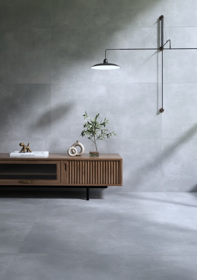 Керамогранит Eurotile Beton White Mat 60x60 7930138704330