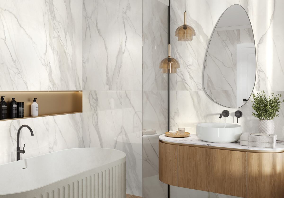 Керамогранит Artkera Group Стихия Мрамор полированный 600 x 1200 x 7 мм. 60120SIH08P