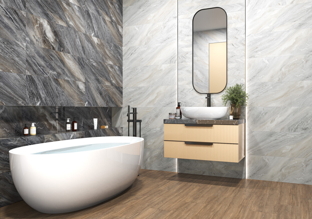 Delacora Millennium Light Керамическая плитка настенная 300 x 900 x 10.5 WT93MNM00