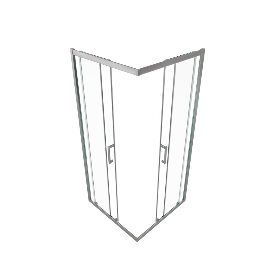 Triton-Pro Душевая ширма Fix 90×90 хром