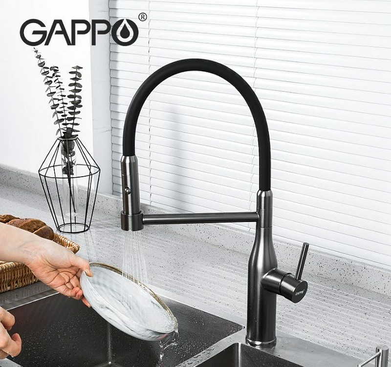 Смеситель для кухни с гибким изливом Gappo G4398-51