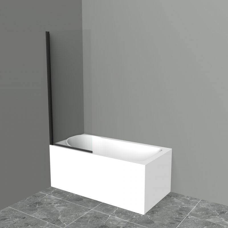Шторка на ванну BelBagno UNO-V-1-90/150-C-NERO