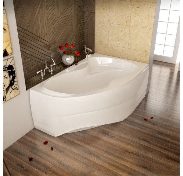 Mirsant Premium Ливадия 160*100 L комплект ванна + панель + каркас УТ000019630
