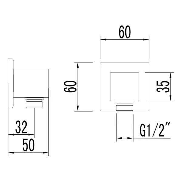 Lemark подключение для душевого шланга LM4583C