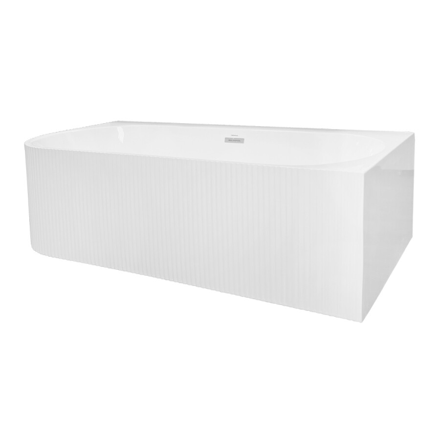 Ванна акриловая Azario Lago Blanco 1700х750х580 пристенная, правая, в комплекте с сифоном и металлической рамой AZ-6724-1CR 17075