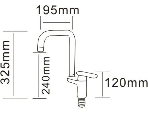 Rozzy Jenori Rainbow Z777-8M смеситель для кухни хром