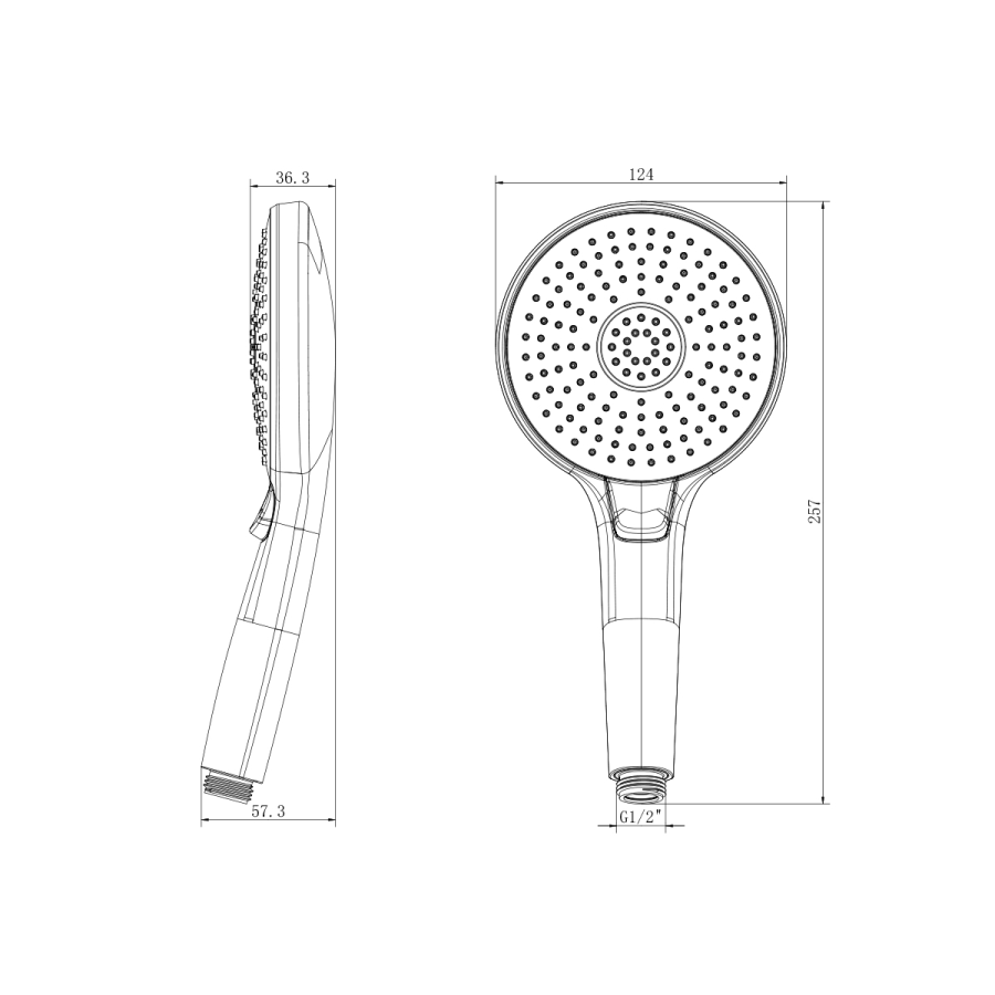 Lemark душевая лейка LM8117C