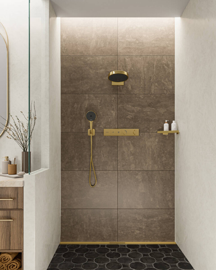 Hansgrohe Rainfinity Ручной душ 130 3jet золото 26864990