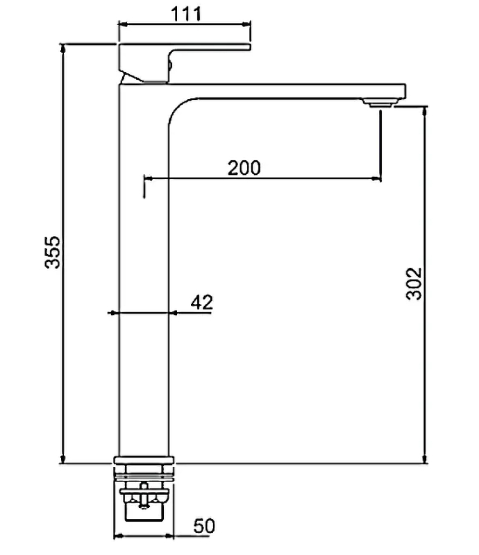 Смеситель для раковины Gappo G1083-82