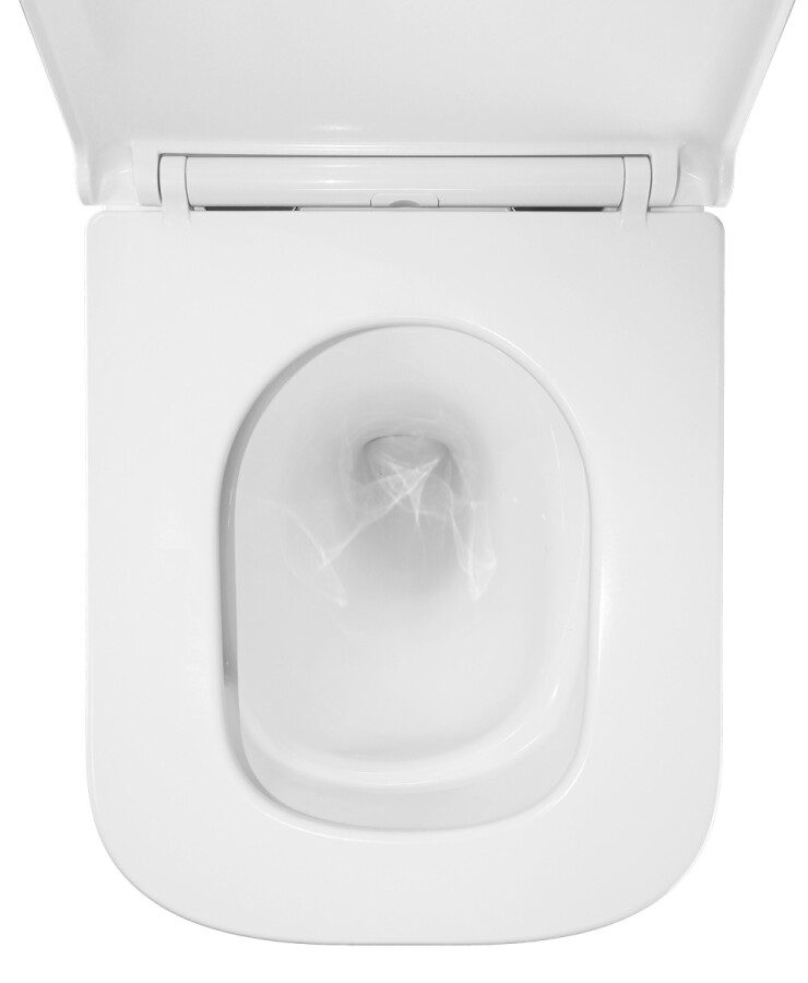 Унитаз подвесной Azario FOTE 340х480х350 безободковый, слив "Скрытое Торнадо", с быстросъемным сиденьем микролифт AZ-116-UQ3