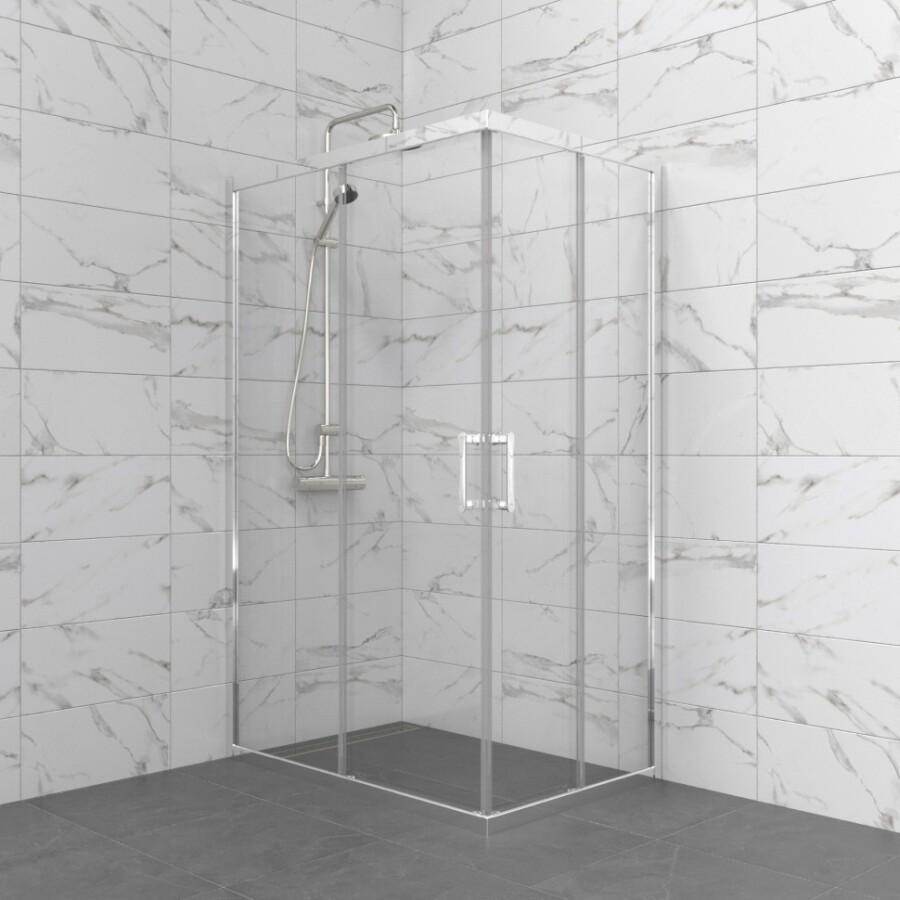 Душевая Ширма Triton pro Фикс-Хром 120х80 Щ0000067441