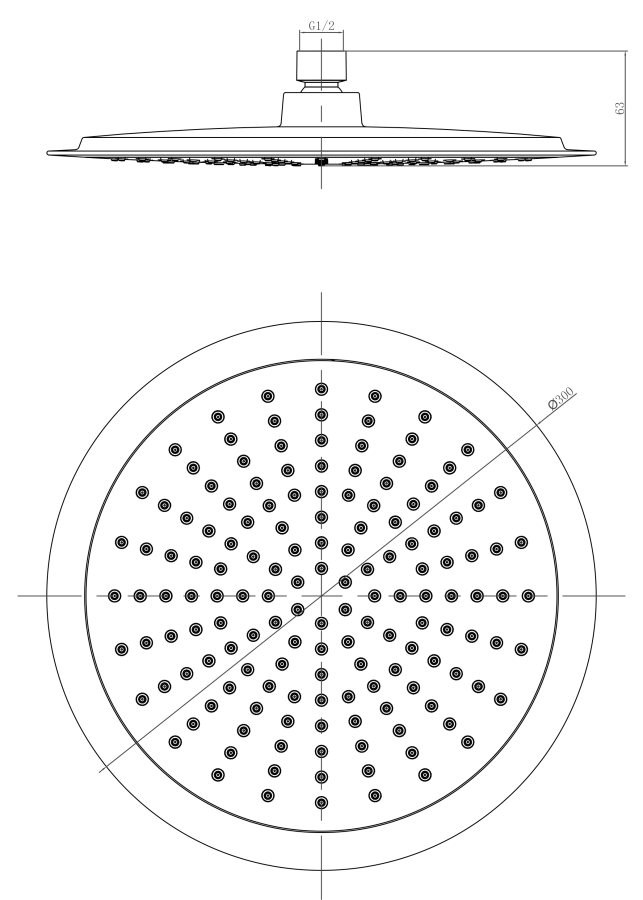 Lemark душевая лейка LM8034C