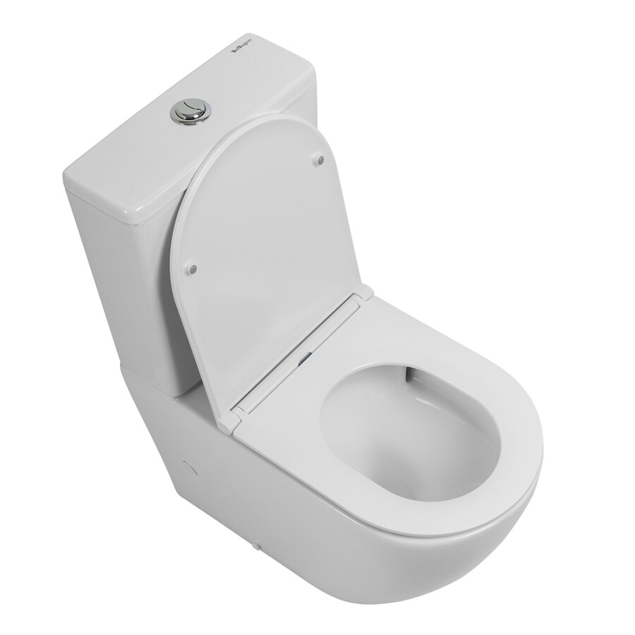 Унитаз-компакт безободковый BelBagno SFERA-TOR BB2141CP-TOR BB2141T