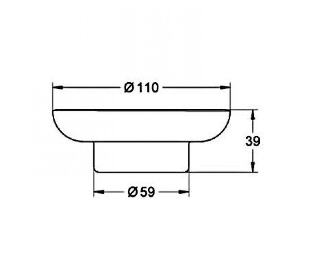 Grohe Essentials 40368000 мыльница стеклянная