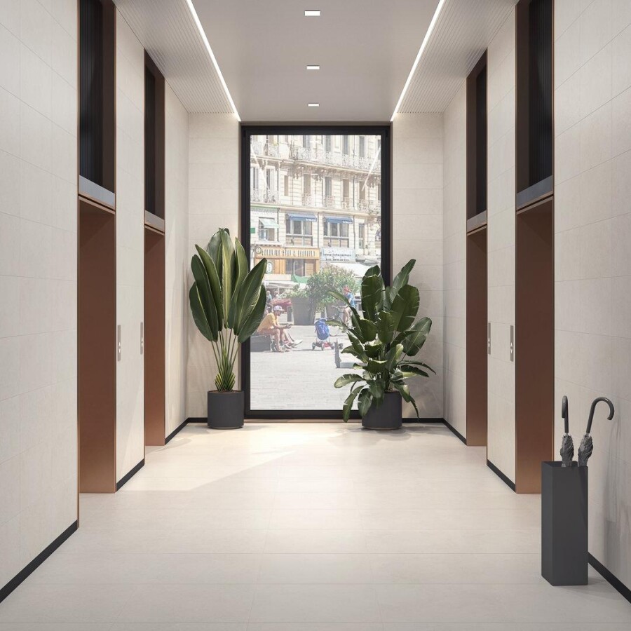 Керамический гранит Kerama Marazzi Прованс Авиньон бежевый светлый матовый обрезной 60x60x0,9 KM6060G0671R