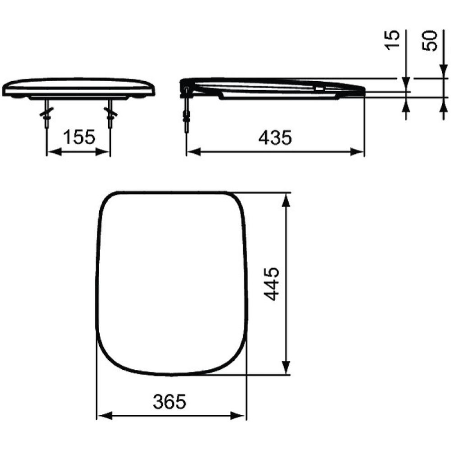 Ideal Standard i.life сиденье для унитаза T481301