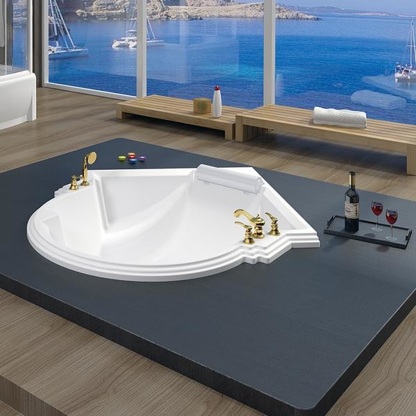 Fra Grande Монте Карло white 149*149 ванна акриловая угловая
