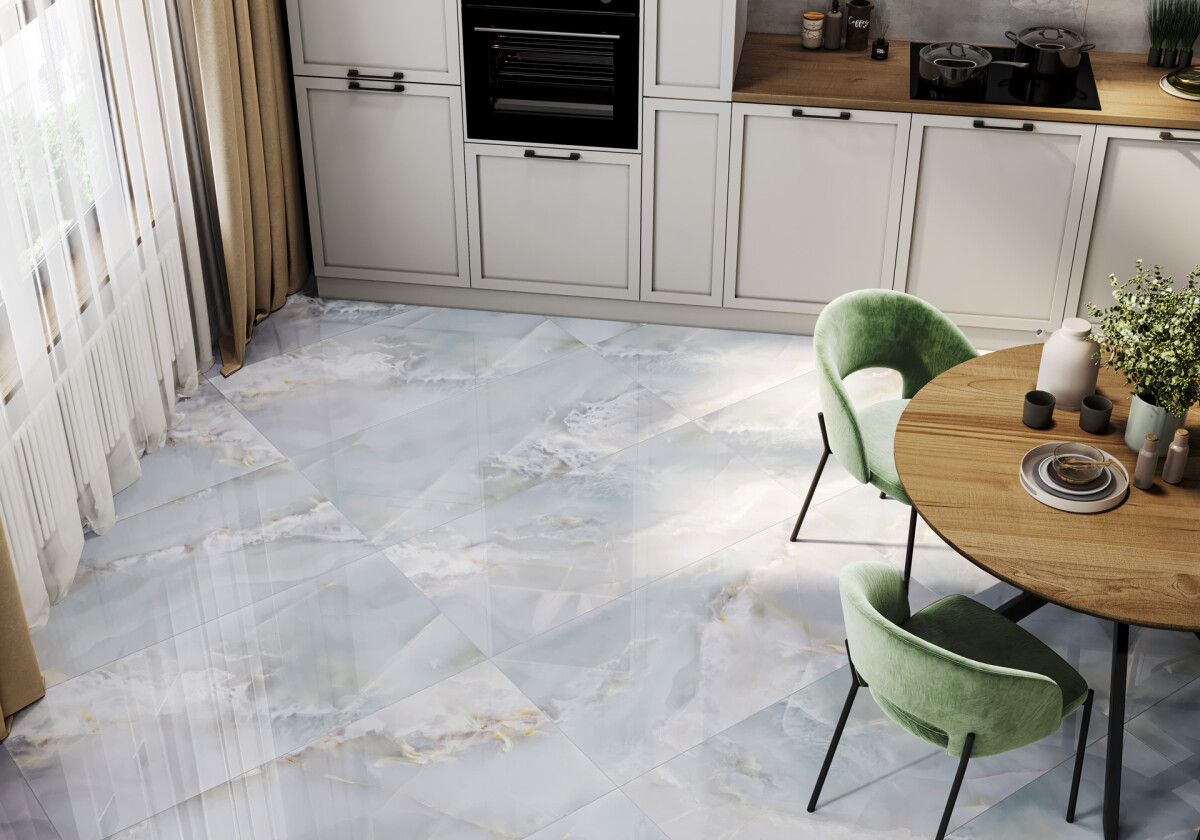 Керамогранит 60120MCA01P LCM Monaco Onyx Crema Полированный 600 x 1200 x 7 мм.