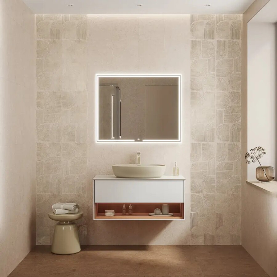 Керамический гранит Kerama Marazzi Прованс Руссильон бежевый матовый обрезной 60x60x0,9 KM6060G0641R
