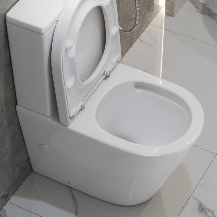 Унитаз-компакт безободковый BelBagno FLAY-TOR BB2149CP-TOR BB2149T