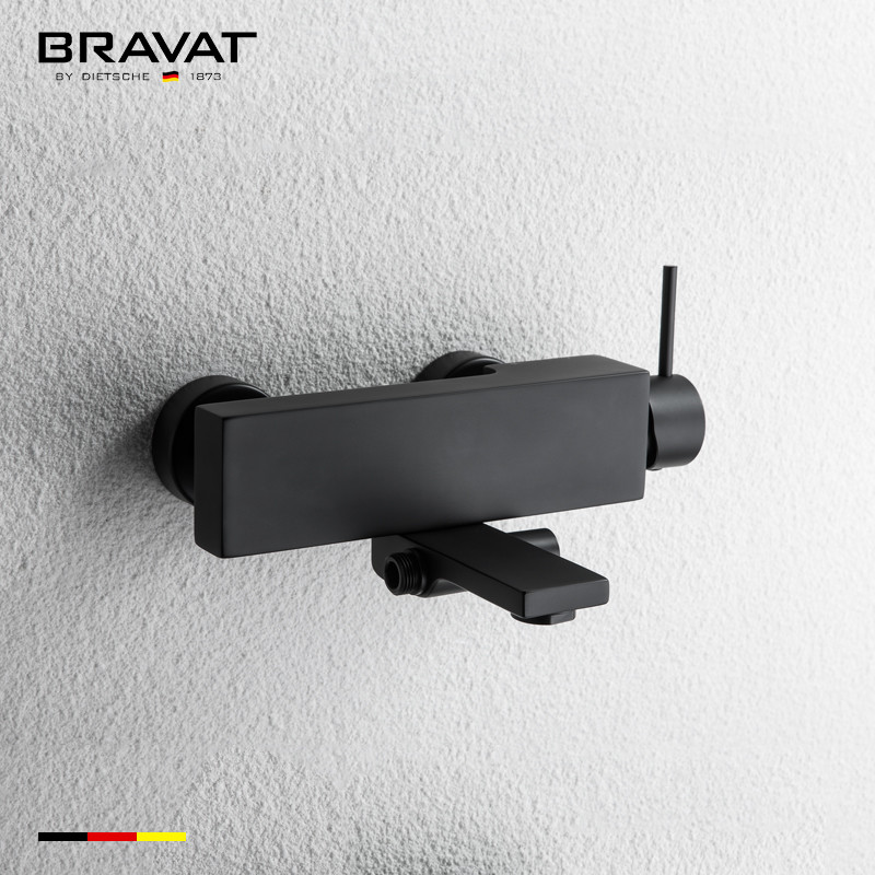 Bravat Arc F66061K-01A-ENG смеситель для ванны черный