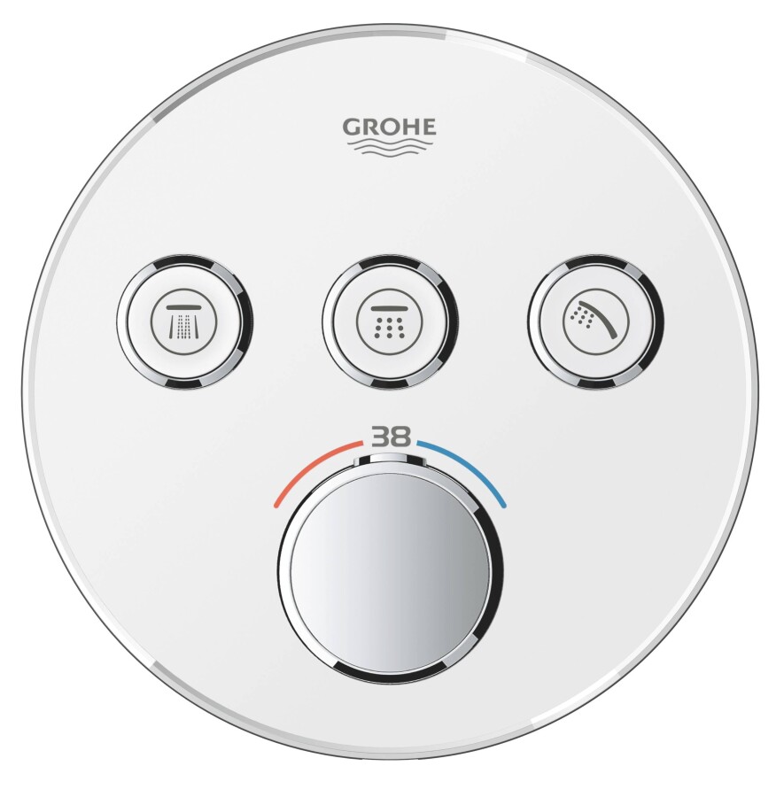 Grohe Grohtherm SmartControl 29904LS0 смеситель для ванны белая луна