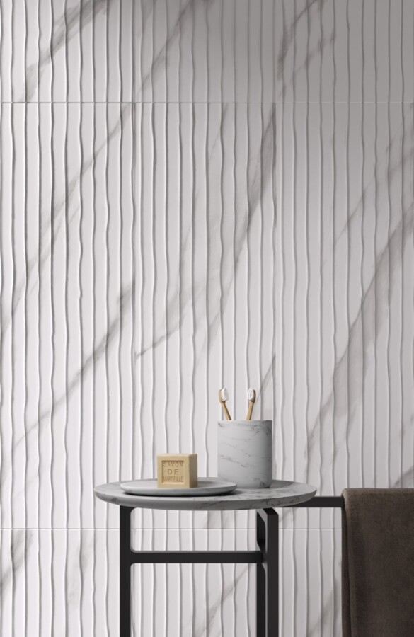 Плитка настенная 882 Eurotile Madison. Бордюр 8х89,5