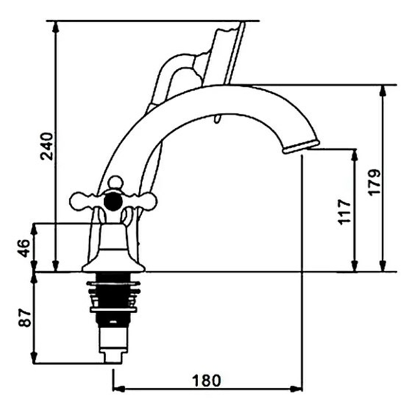 Смеситель на борт ванны Gappo G1189-6