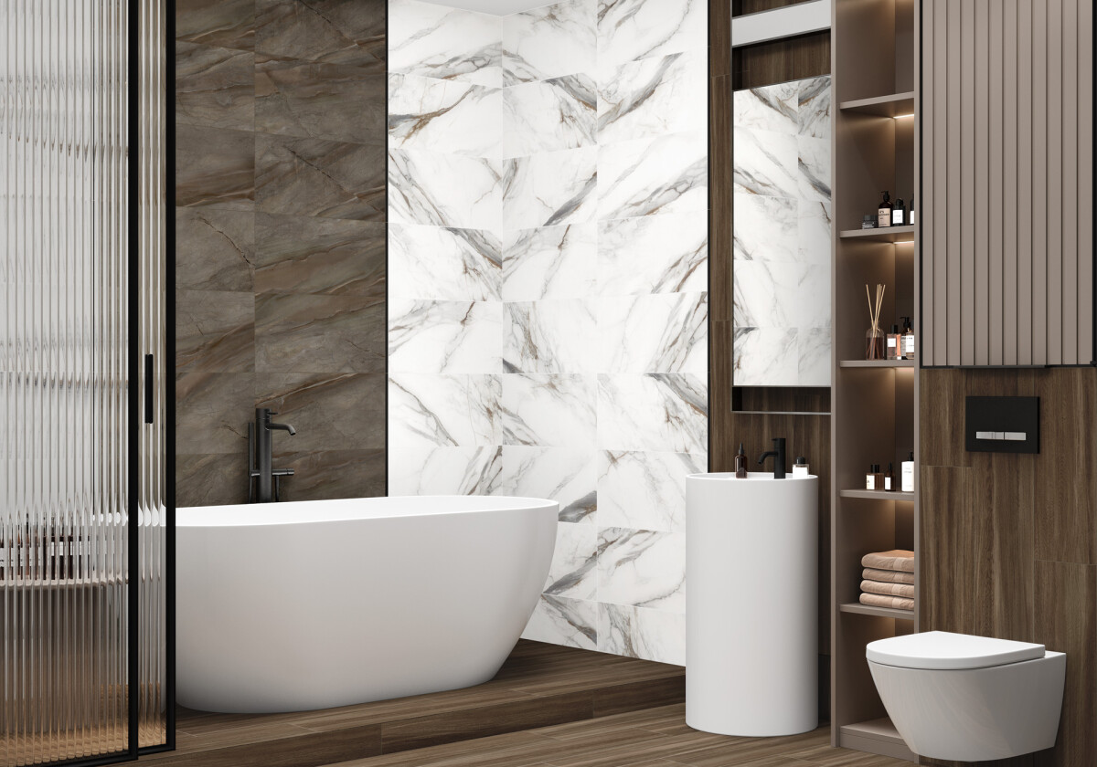 Delacora Nepal Dark матовый карвинг Керамогранит 300 x 600 x 9.5 D30017M