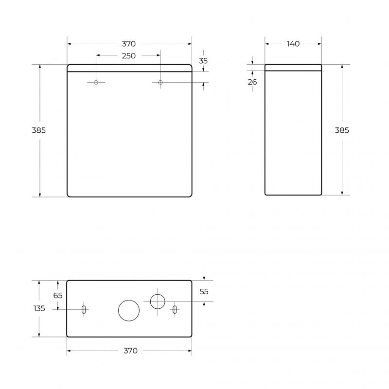 BelBagno Lounge унитаз-компакт белый BB045CPR